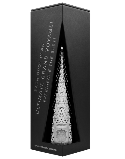 AMNISIA VODKA GRAND VOYAGE CRISTALINO WITH GIFT BOX HANDCRAFTED POLAND 1LI LIQ