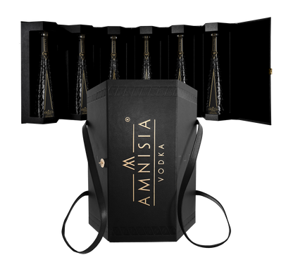 AMNISIA VODKA DUFFLE BAG HANDCRAFTED POLAND 750ML LIQ