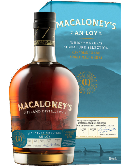 MACALONEYS AN LOY WHISKEY SINGLE MALT CANADA 750ML LIQ