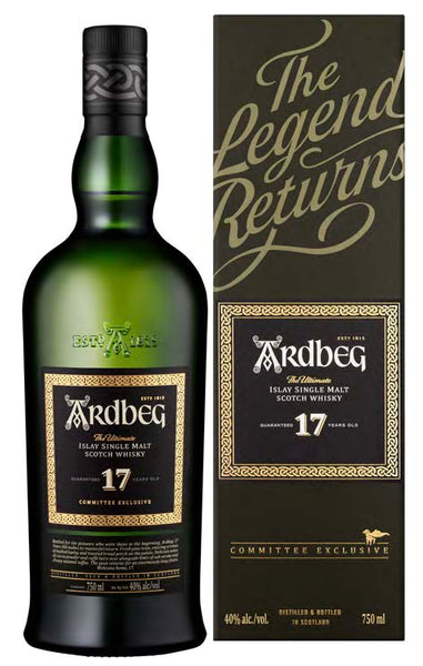 Ardbeg 17年 シングルモルトウイスキー コミッティーエクスクルーシブ Ardbeg Scotch Single Malt Committee Exclusive 17YR 750ML - Remedy