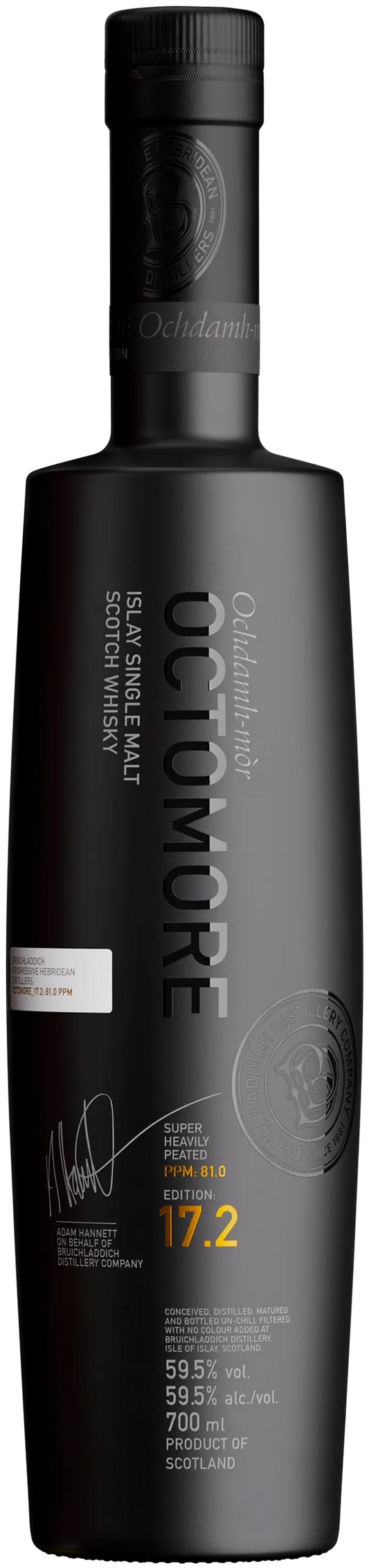 BRUICHLADDICH OCTOMORE SERIES SCOTCH SINGLE MALT ISLAY 17.2 EDITION 700ML