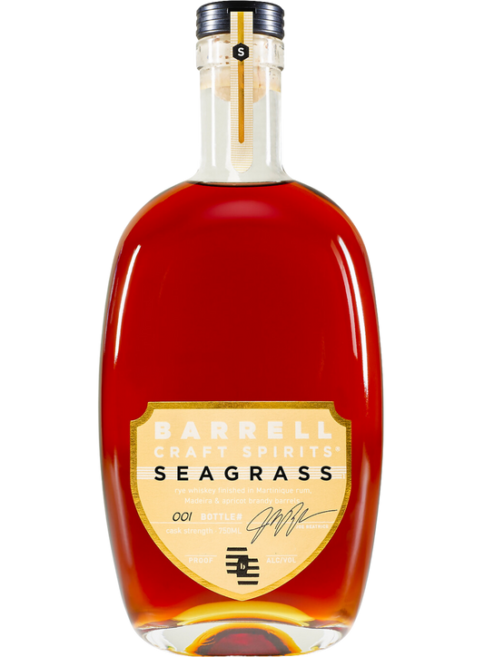 BARRELL CRAFT SPIRITS SEAGRASS WHISKEY RYE CASK STRENGTH GOLD LABEL KENTUCKY 20YR 750ML LIQ