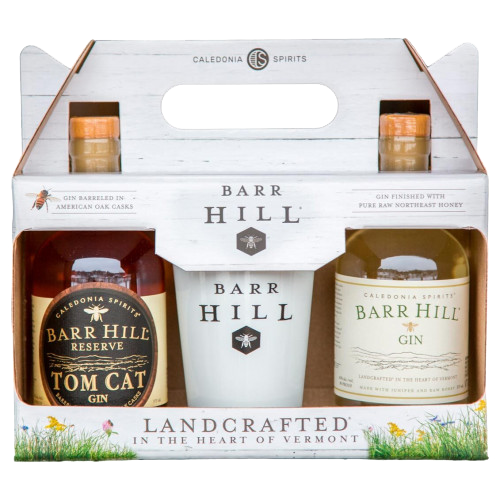 BARR HILL GIN GFT PK ( TOM CAT & REGULAR & RAW HONEY) 2X375ML LIQ