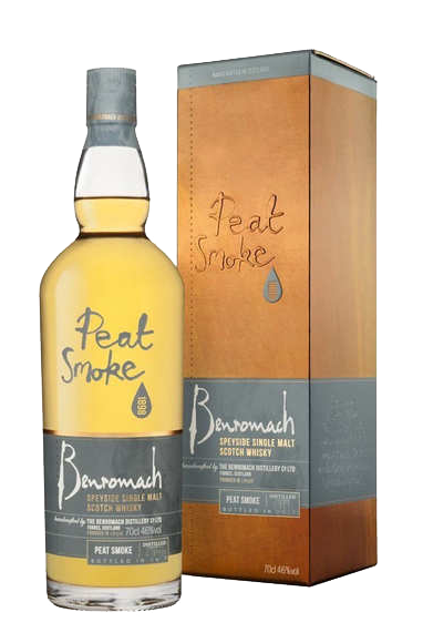 BENROMACH SCOTCH SINGLE MALT PEAT SMOKE DISTILLED IN 2009 SPEYSIDE 750ML LIQ