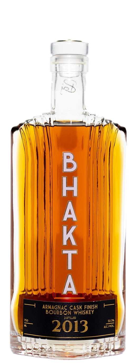 BHAKTA BOURBON ARMAGNAC CASK FINISH DISTILLED IN 2013 INDIANA 750ML LIQ