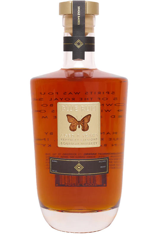 BLUE RUN BOURBON STRAIGHT POMP AND CIRCUMSTANCE KENTUCKY 8YR 750ML LIQ