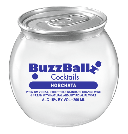 BUZZBALLZ COCKTAILS MIXED DRINKS HORCHATA 200ML LIQ