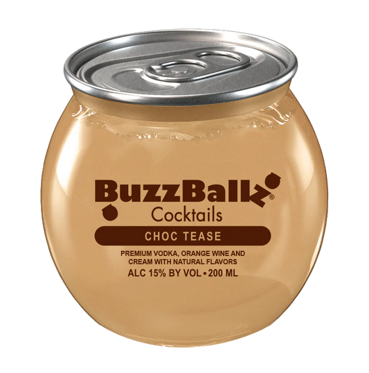 BUZZBALLZ MIXED DRINKS CHOC TEASE 200ML LIQ
