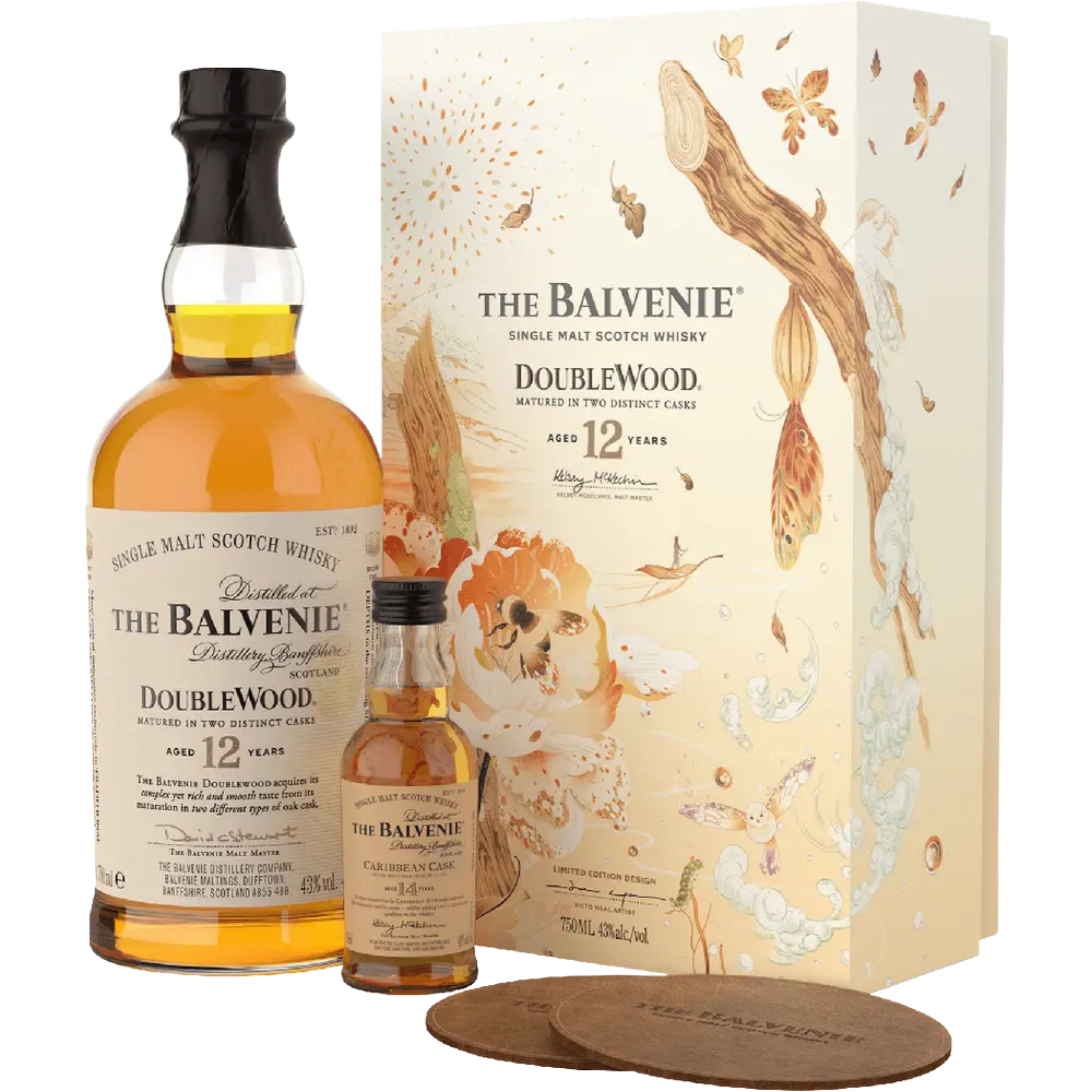 THE BALVENIE DOUBLEWOOD 12 YEARS ２本セット！ Balvenie Scotch Single Malt Doublewood 12YR Gift Pack 750ML
