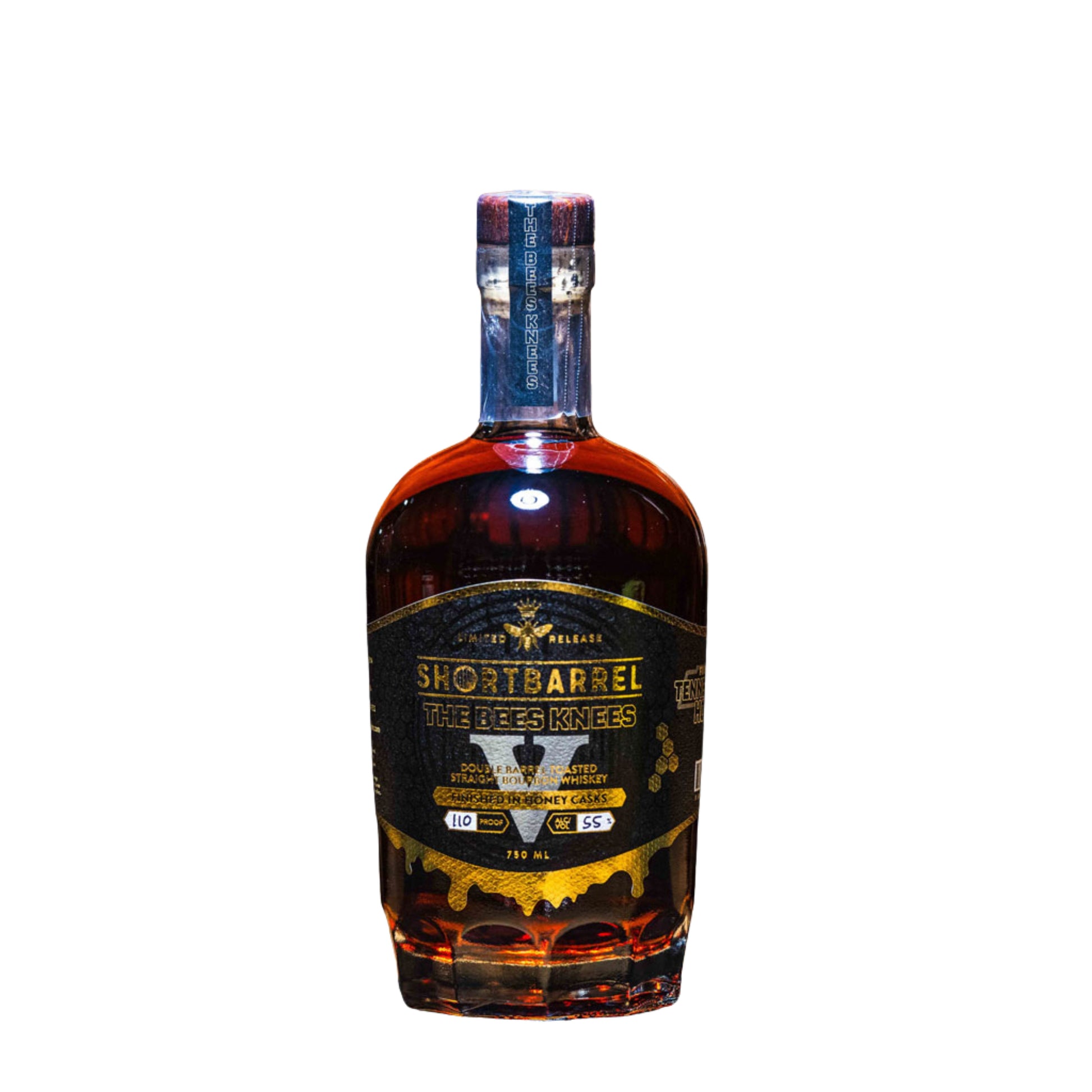 SHORTBARREL THE BEES KNEES BOURBON DOUBLE BARREL TOASTED FINISHED IN HONEY CASKS KENTUCKY 750ML LIQ