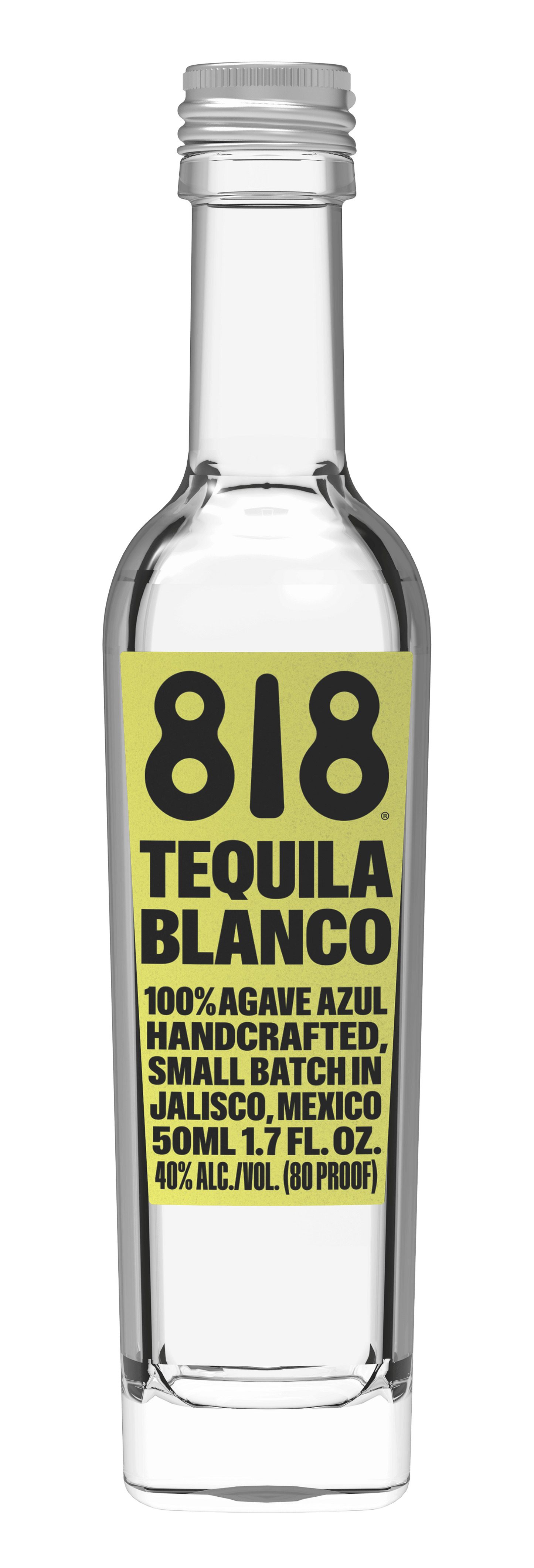 818 TEQUILA BLANCO 50ML LIQ