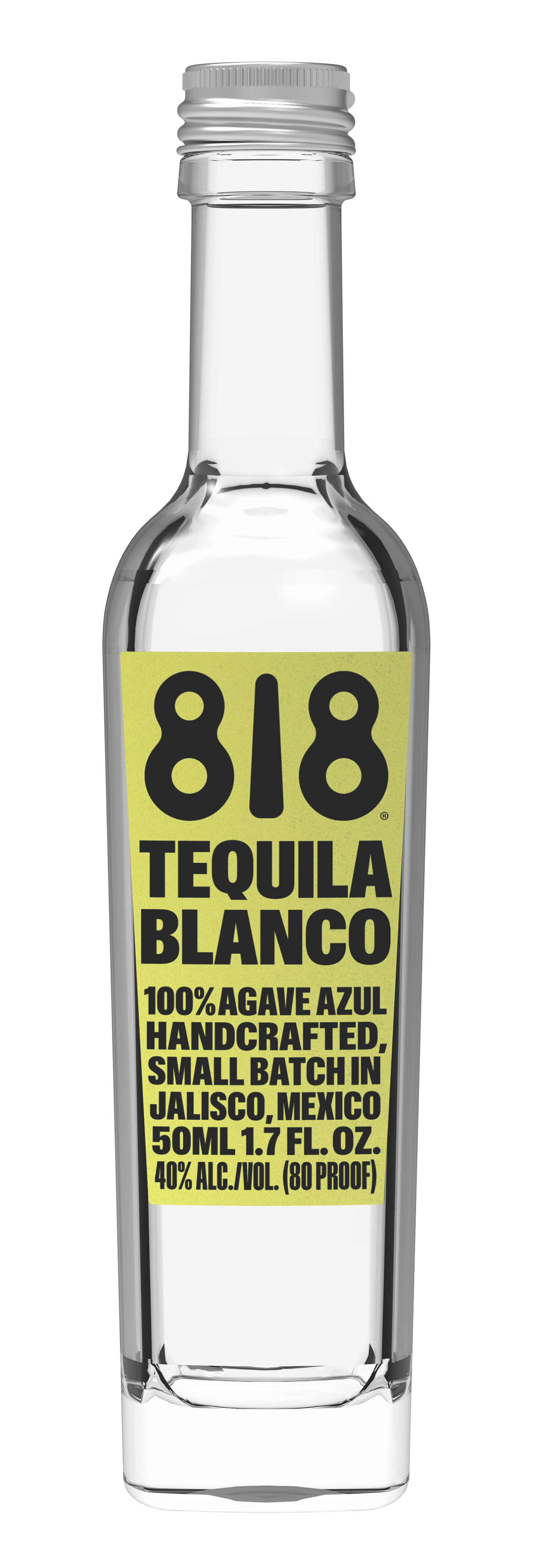 818 TEQUILA BLANCO 50ML LIQ