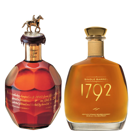 Blantons Bourbon Gold Single Barrel Selection + 1792 Bourbon Single Barrel Selection 750ML