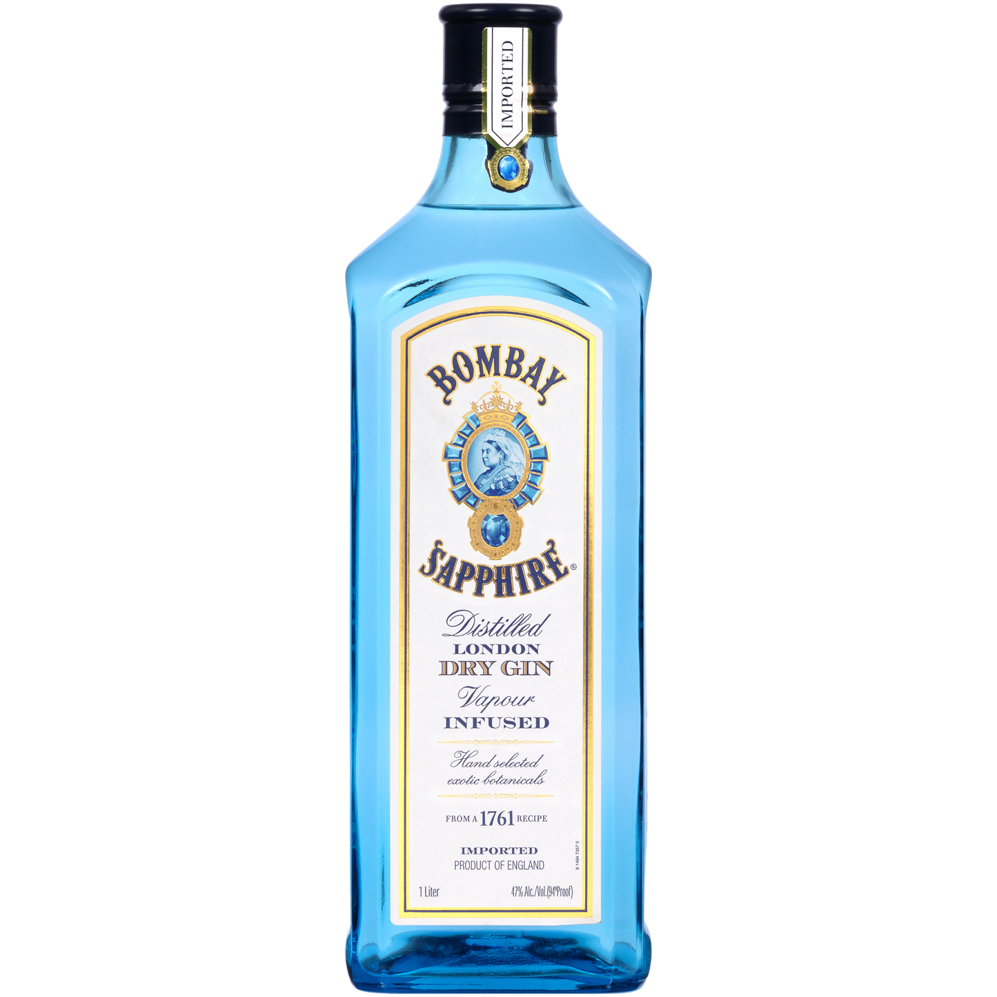BOMBAY SAPPHIRE DRY GIN 1LI LIQ