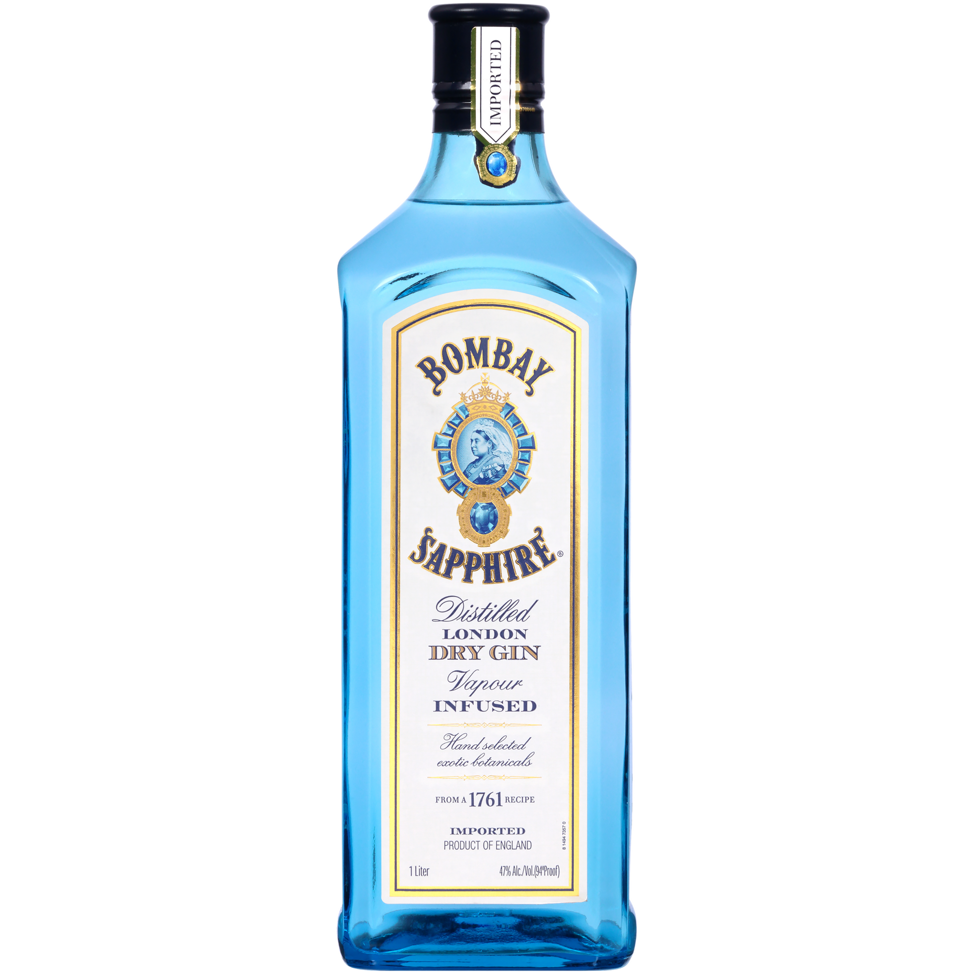 BOMBAY SAPPHIRE DRY GIN 1LI LIQ