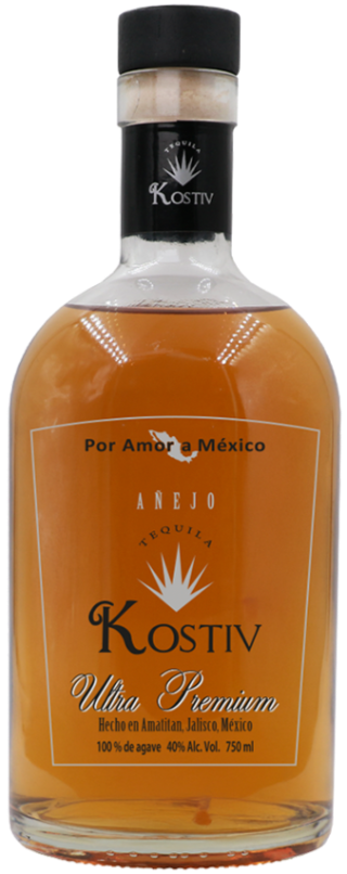 KOSTIV TEQUILA ANEJO ULTRA PREMIUM 750ML Spirits