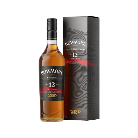BOWMORE SCOTCH SINGLE MALT SHERRY OAK CASK 12YR 750ML LIQ