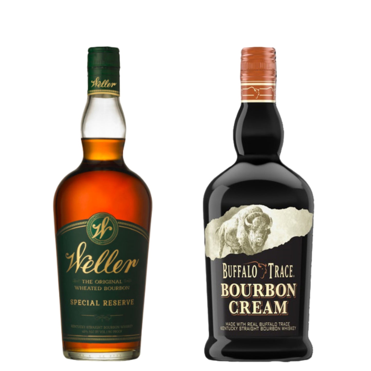 WL Weller Special Reseve 375ML + Buffalo Trace Bourbon Cream 750ML
