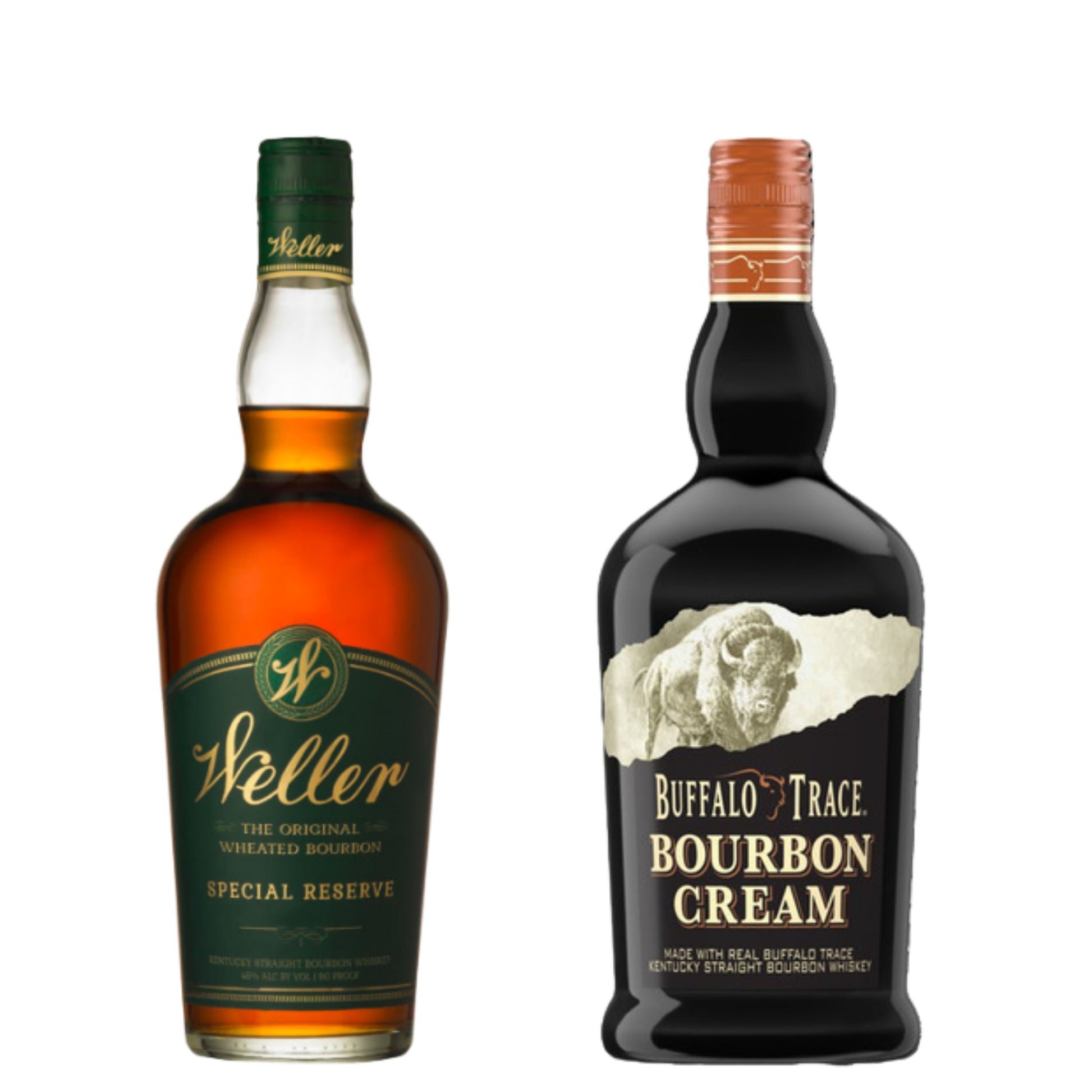 WL Weller Special Reseve 375ML + Buffalo Trace Bourbon Cream 750ML