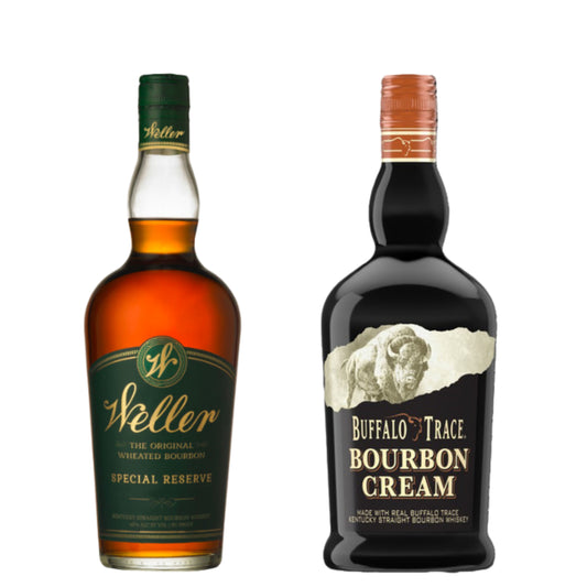WL Weller Special Reseve 375ML + Buffalo Trace Bourbon Cream 750ML