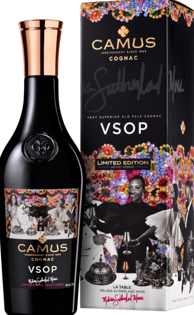 CAMUS COGNAC VSOP MELISSA SUTHERLAND MOSS ARTIST SERIES LIMITED EDITION FRANCE 700ML LIQ