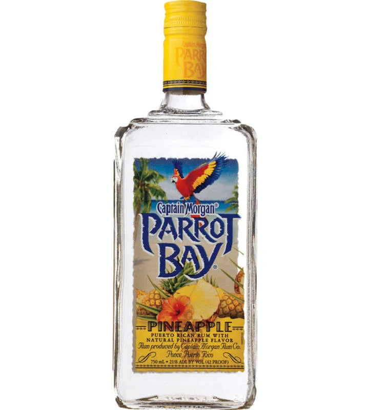 PARROT BAY RUM PINEAPPLE 750ML Spirits