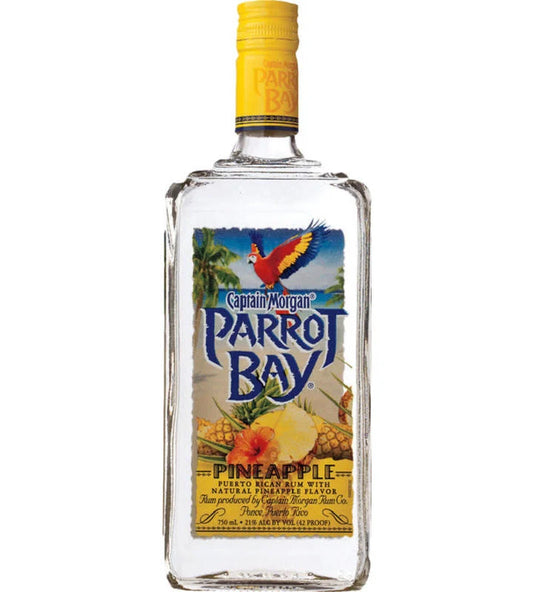 PARROT BAY RUM PINEAPPLE 750ML Spirits