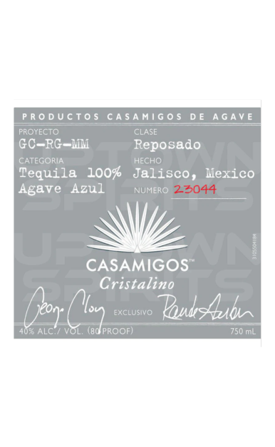 CASAMIGOS TEQUILA REPOSADO CRISTALINO 750ML LIQ