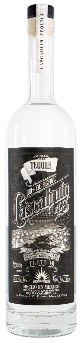 CASCAHUIN TEQUILA PLATA 48 750ML LIQ