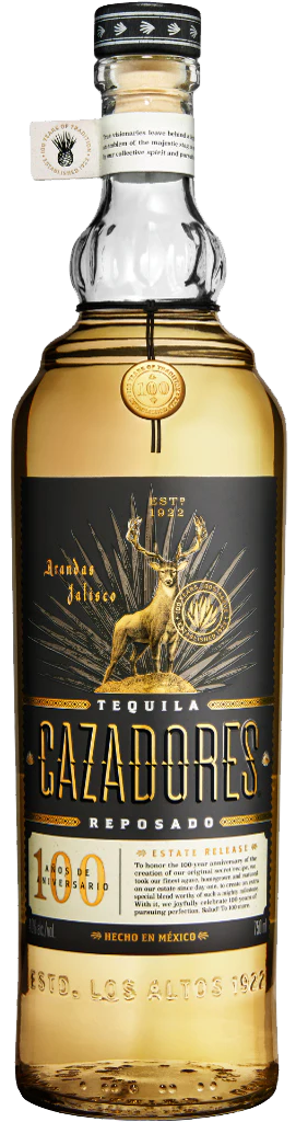 CAZADORES 100 ANNIVERSARY TEQUILA REPOSADO 750ML LIQ
