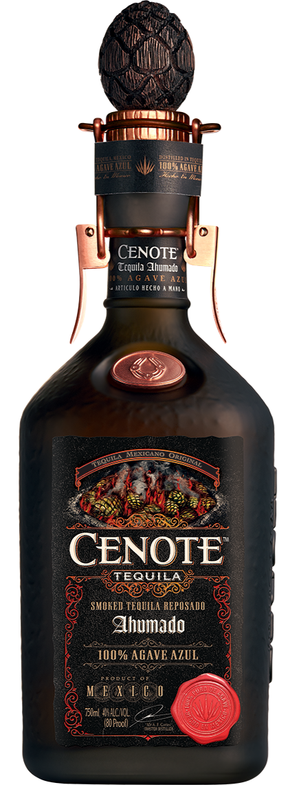 CENOTE TEQUILA AHUMADO 750ML LIQ