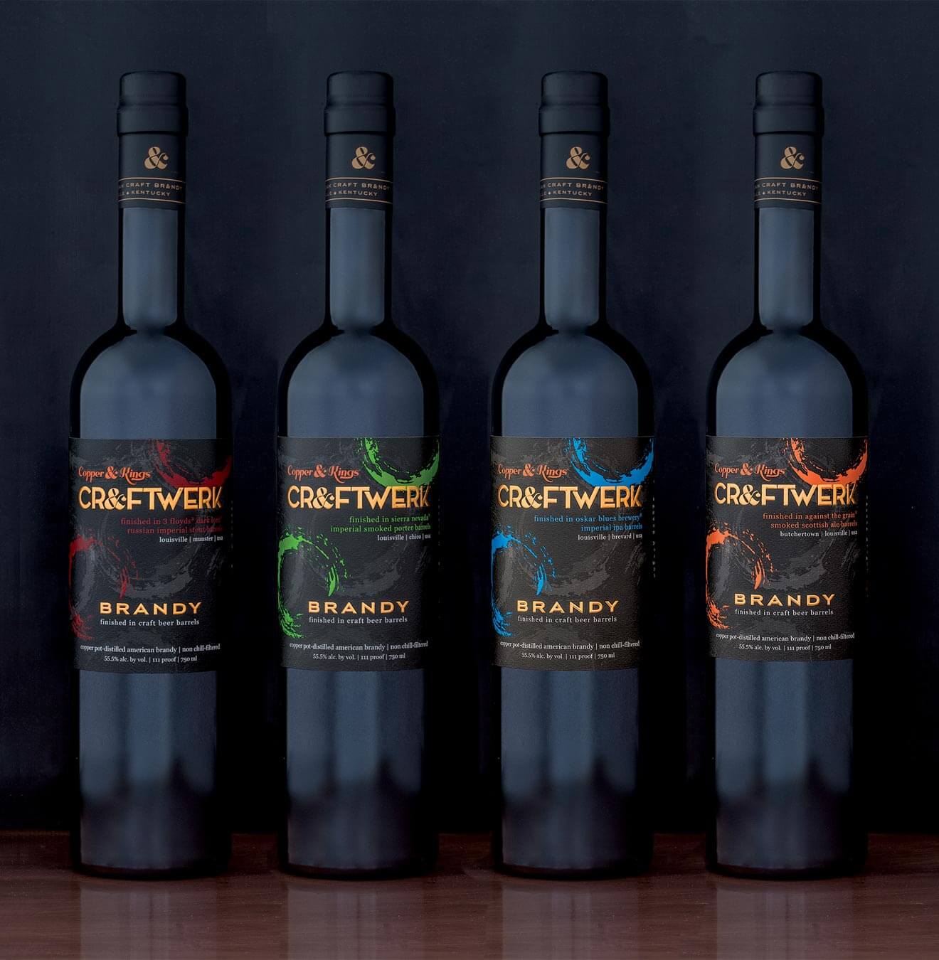 COPPER & KINGS BRANDY FINISHED IN CRAFT BEER BARRELS AMERICAN 750ML