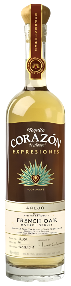 CORAZON EXPRESIONES TEQUILA ANEJO FRENCH OAK BARREL SERIES 750ML LIQ