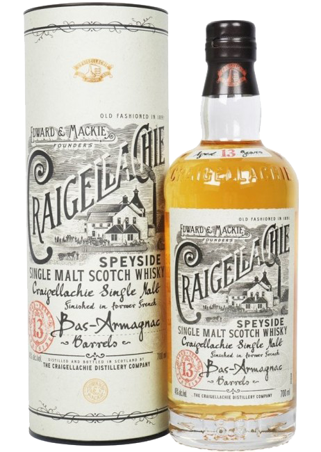 CRAIGELLACHIE SCOTCH SINGLE MALT IN BAS ARMAGNAC BARREL SPEYSIDE 13YR 750ML LIQ