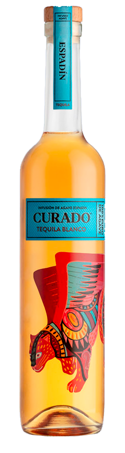 CURADO TEQUILA BLANCO INFUSED WITH AGAVE ESPADIN 750ML LIQ