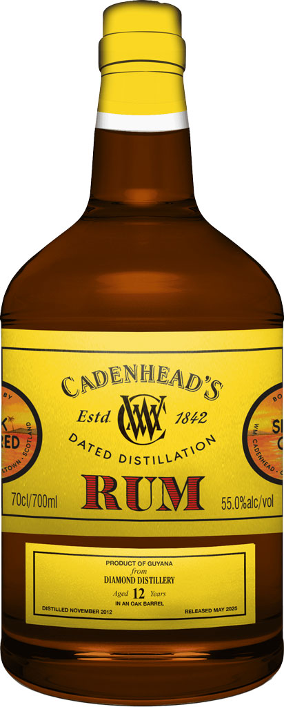 CADENHEADS RUM DIAMOND DISTILLERY GUYANA 12YR 750ML LIQ