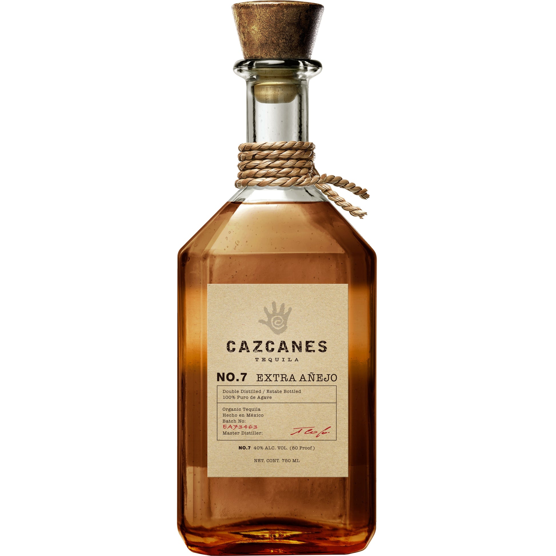 CAZCANES TEQUILA EXTRA ANEJO NO 7 750ML LIQ