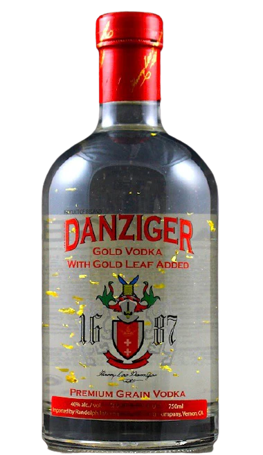 DANZIGER GOLD VODKA W/ GOLD LEAF ADDED IRLAND 750ML Spirits