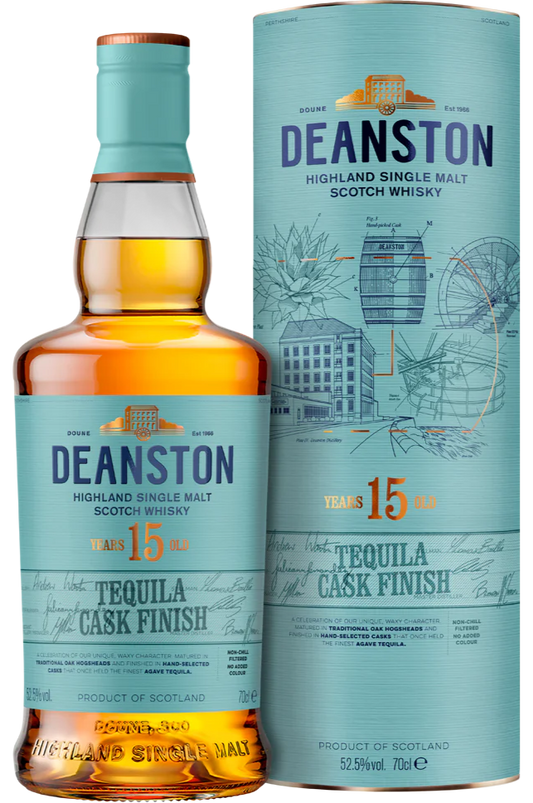 DEANSTON SCOTCH SINGLE MALT TEQUILA CASK FINISH 15YR 700ML LIQ