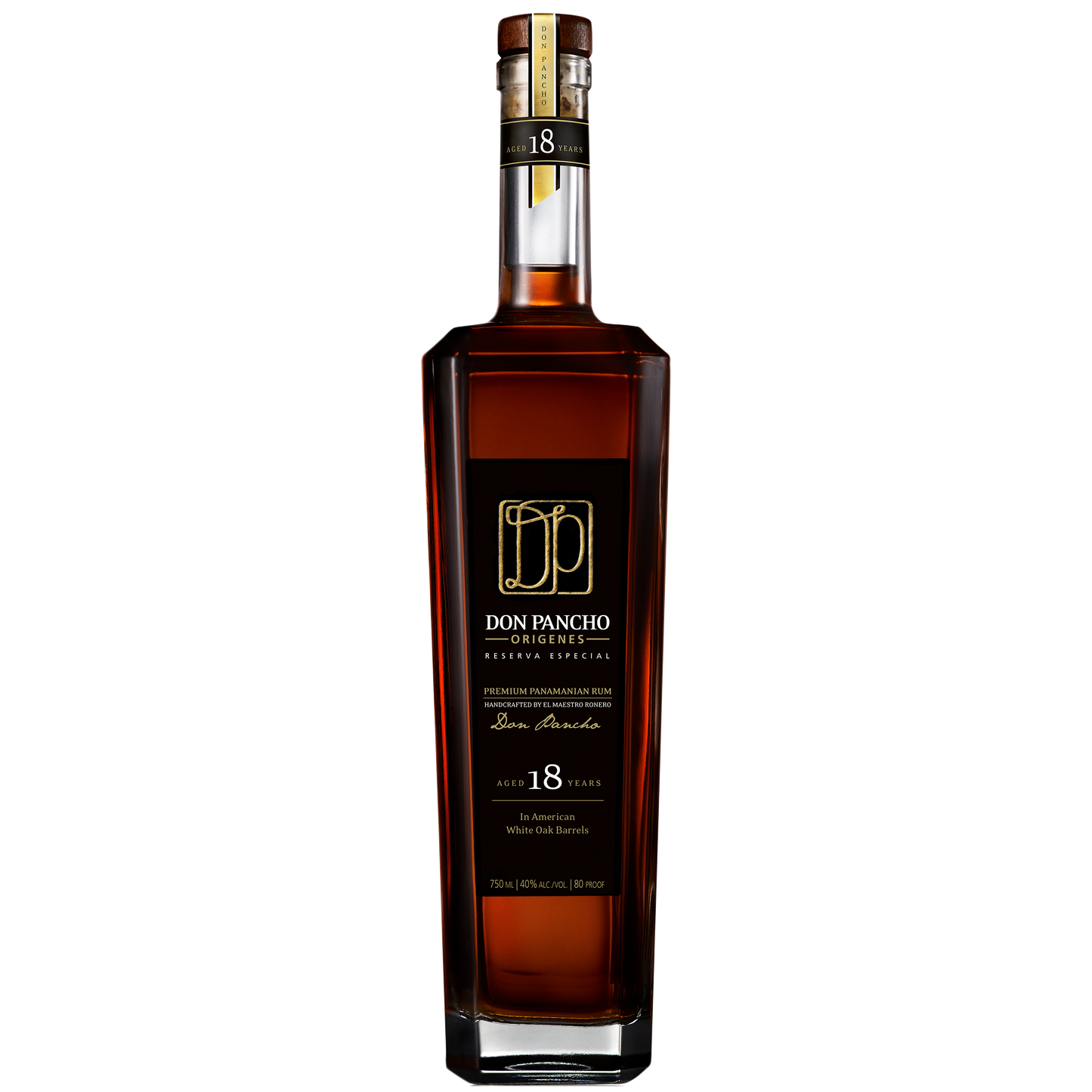 DON PANCHO RUM ORIGENES RESERVA PANAMA 18YR 750ML Spirits