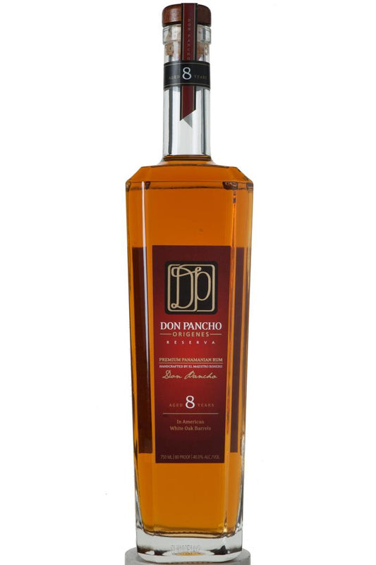 DON PANCHO RUM ORIGENES RESERVE 8YR PANAMA 750ML Spirits