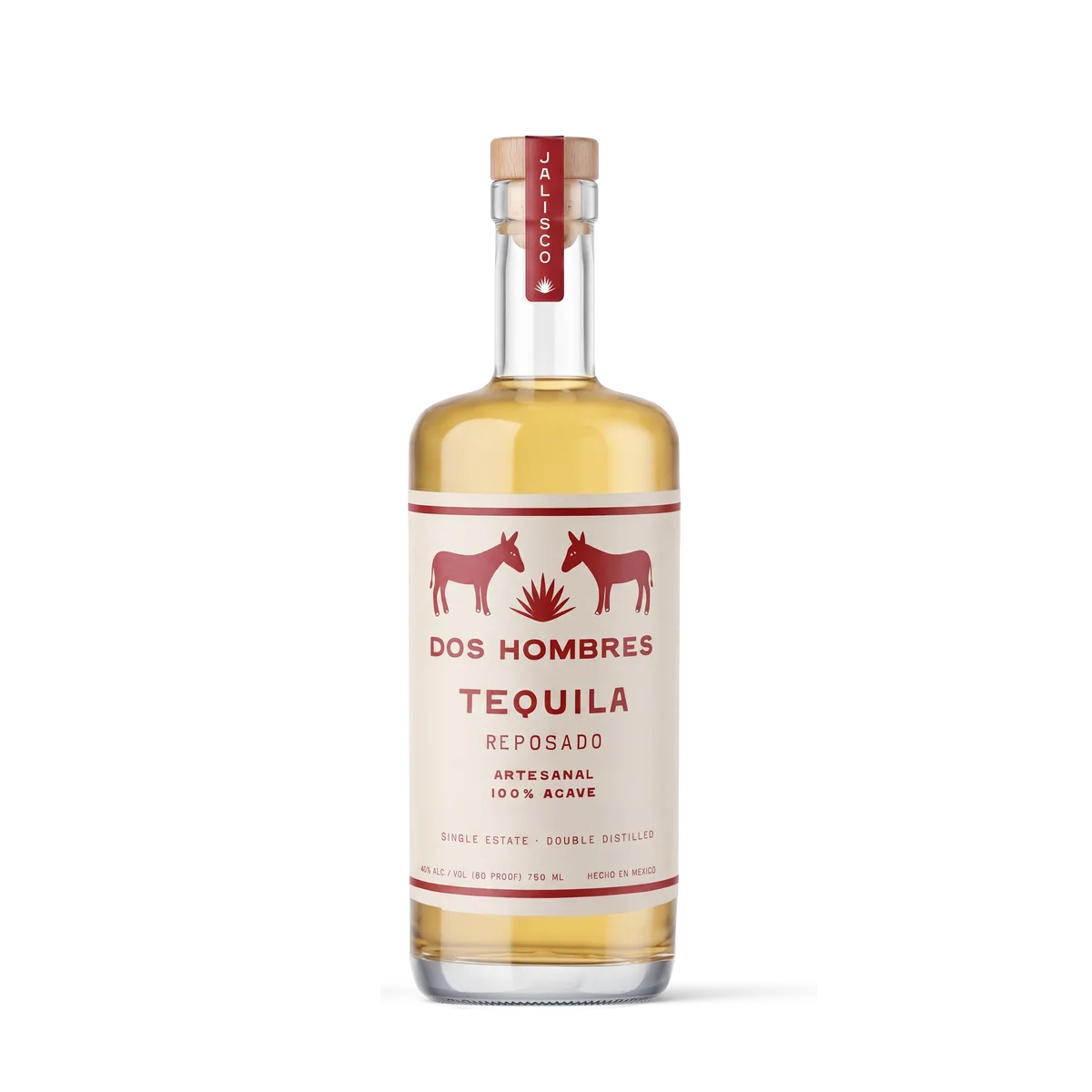 DOS HOMBRES TEQUILA REPOSADO 750ML LIQ