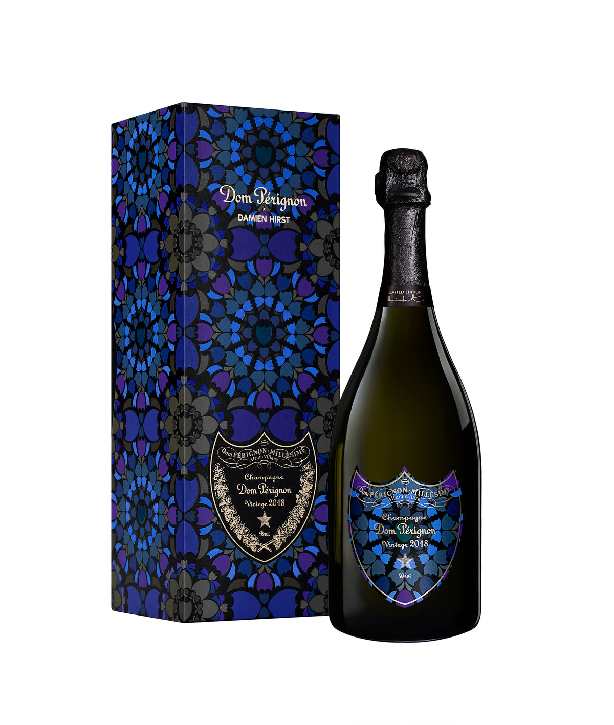 DOM PERIGNON CHAMPAGNE BRUT DAMIEN HIRST EDITION 2018 750ML WINE