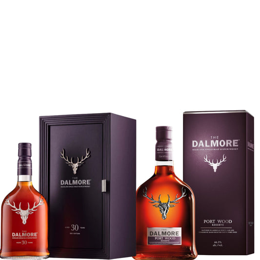 Dalmore Scotch Single Malt 30YR + Dalmore Scotch Single Malt Portwood