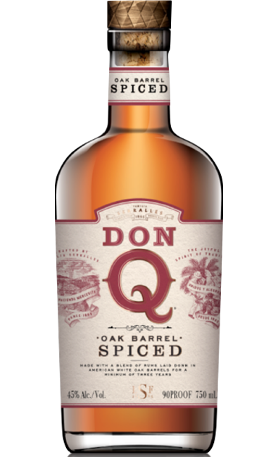 DON Q RUM OAK BARREL SPICED PUERTO RICO 3YR 750ML LIQ