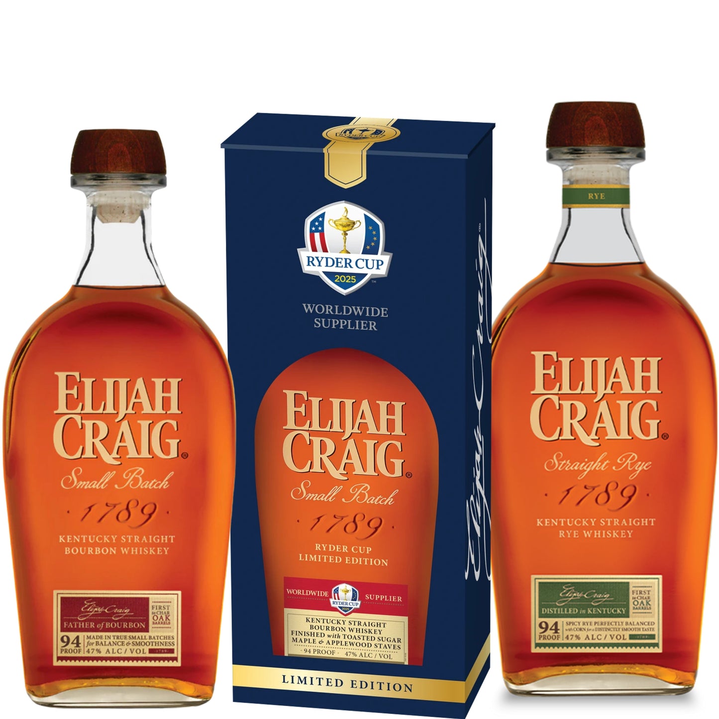 Elijah Craig Bourbon Ryder Cup Bundle