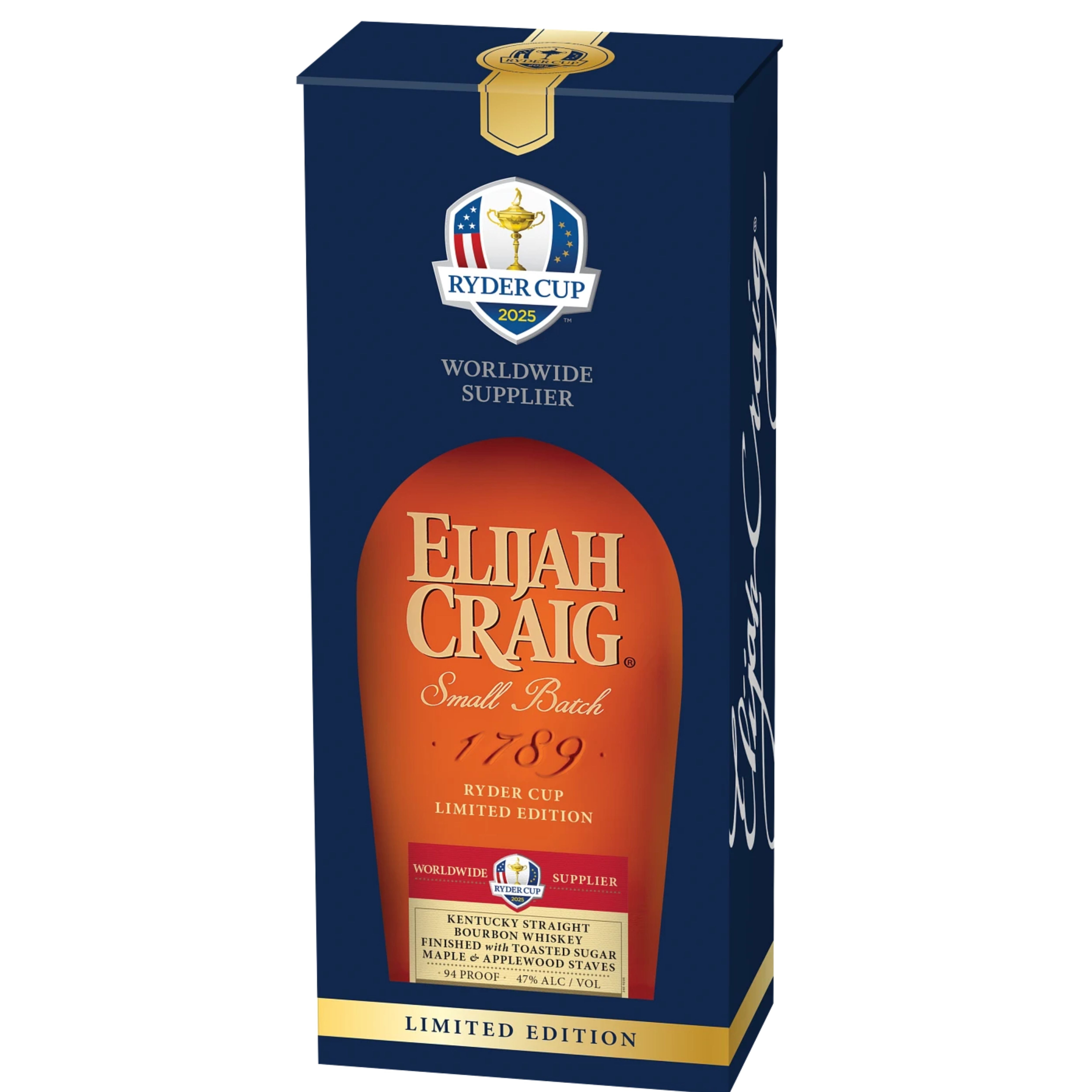 Elijah Craigアンティークパブミラー　新品 とても大きなサイズです Elijah Craig Bourbon Limited 2025 Ryder Cup Edition Kentucky 750ML
