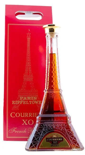 EIFFEL TOWER BRANDY XO FRANCE W/ GLITTER DESIGN 750ML