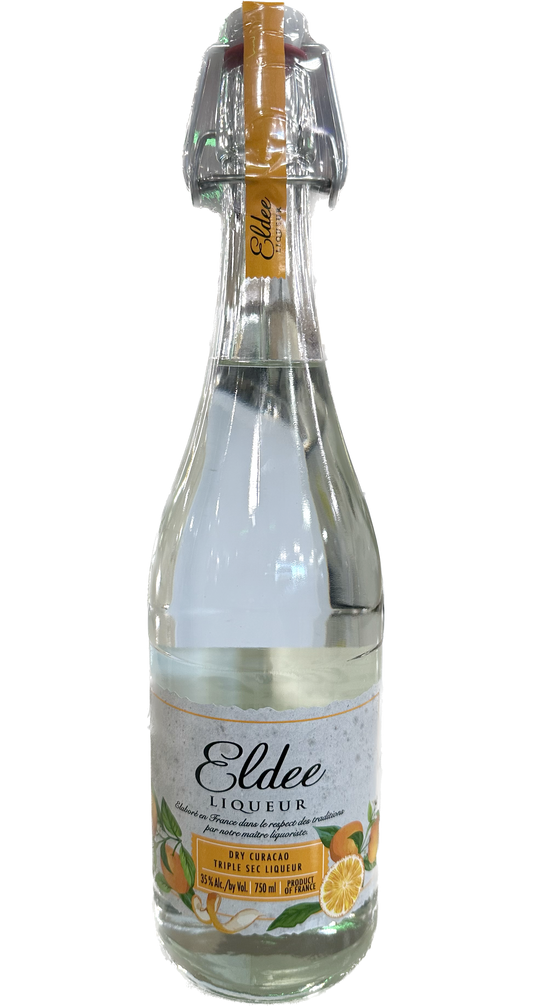 ELDEE LIQUEUR DRY CURACAO TRIPLE SEC FRANCE 750ML LIQ