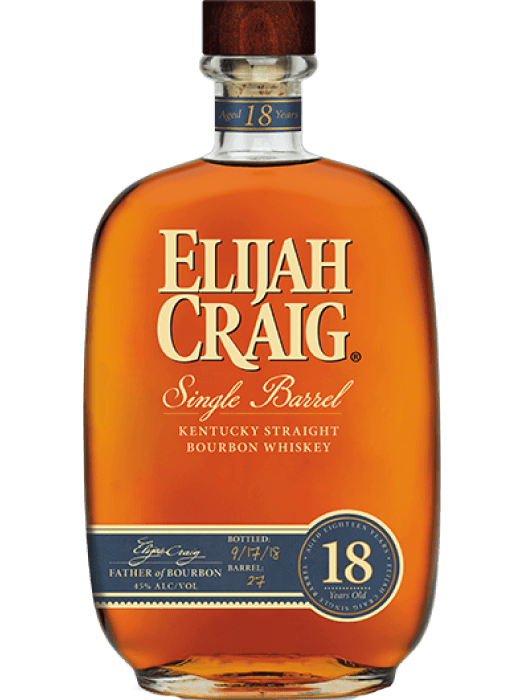 ELIJAH CRAIG BOURBON KENTUCKY 90PF 18YR 750ML Spirits